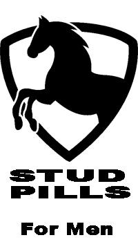  Logo oryginalnych tabletek Stud Pills poniżej napis najlepsze dla mężczyzn